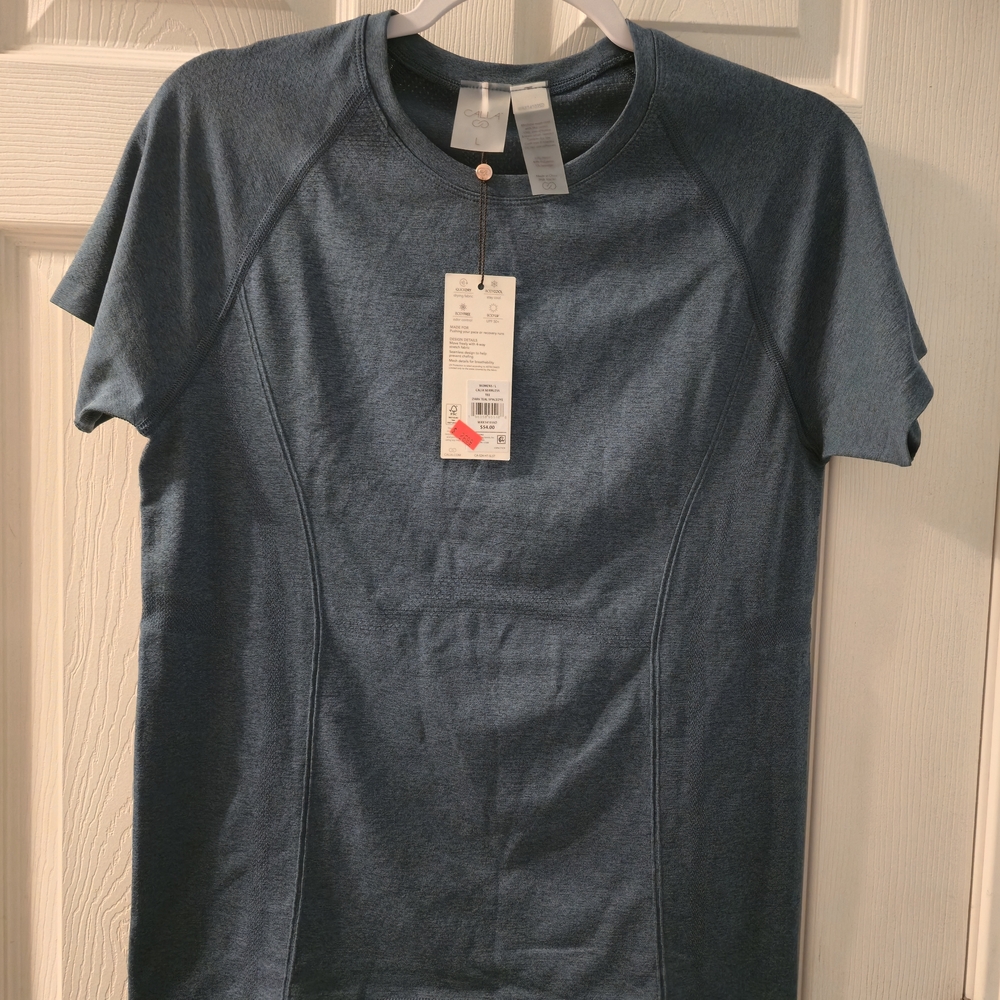 CALIA by Carrie Underwood Teal Short Sleeve Tee
